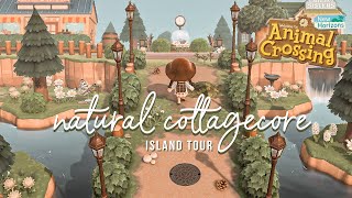 Touring my natural cottagecore island Animal Crossing New Horizons [upl. by Gneh699]