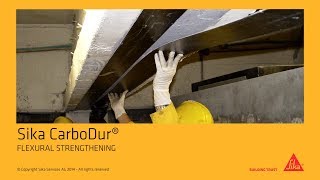 Sika CarboDur®  FLEXURAL STRENGTHENING [upl. by Aivilo]