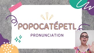 🌋 Popocatépetl pronunciation 🌋 [upl. by Silver]