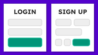 Sleek amp Simple Login and Sign Up Form in HTML CSS amp JS [upl. by Euqinwahs411]