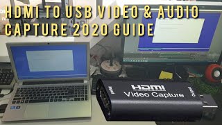 HDMI Video Capture to USB Recorder 2020 Guide and Review [upl. by Aliuqat]