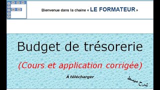 Budget de trésorerie cours simplifié [upl. by Flanigan]