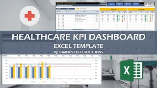 Healthcare KPI Dashboard Excel Template  23 Key Metrics for Healthcare Industry [upl. by Meibers]