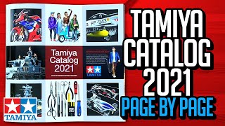 Tamiya Catalog 2021 Catalogue Page by Page With New Range [upl. by Ahsilem]