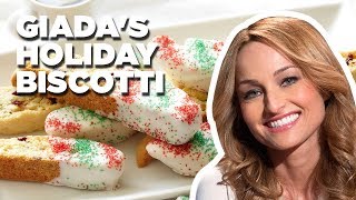 Giada De Laurentiis Makes Holiday Biscotti  Everyday Italian  Food Network [upl. by Mrots]