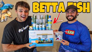 Buying NEW BETTA FISH AQUARIUM Kit [upl. by Pomona]