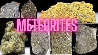 50 Meteorites in 8mins Showcase by The Asteroid Miner 50 Shades of Space Rocks 1 [upl. by Layod]