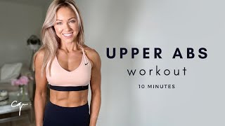 10 Minute Upper Abs Workout at Home [upl. by Daphne96]