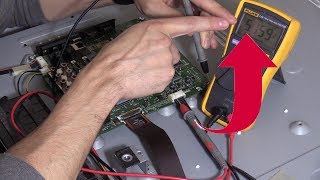 Fixing LCD flat screen TV Not turning on No standby LED pt1 [upl. by Nahsad]