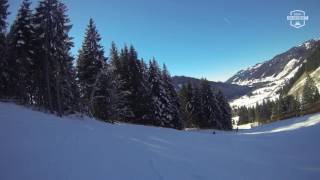 Skigebiet Balderschwang Kreuzleabfahrt an der Riedbergerhornbahn [upl. by Irianat]