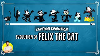 Evolution of FELIX THE CAT  100 Years Explained  CARTOON EVOLUTION [upl. by Audris]