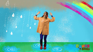 Preschool Learn to Dance Drip Drop Rain [upl. by Natfa767]