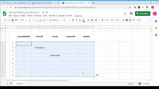 Formatowanie Arkusza Google  Plan lekcji [upl. by Hett]