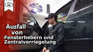 Audi A3 Fensterheber Zentralverriegelung ohne Funktion  Central locking window lifter  Tutorial [upl. by Dworman]