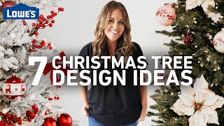 7 Christmas Tree Design Ideas  How to Decorate a Christmas Tree [upl. by Noret]