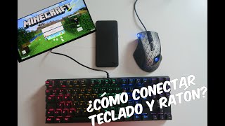 Cómo conectar teclado y ratón al móvil  Ruvi TuT [upl. by Lekim]