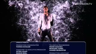 Måns Zelmerlöw  Heroes Sweden  WINNING performance LIVE at Eurovision 2015 [upl. by Katharine]