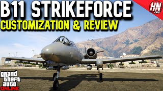 B11 Strikeforce Customization amp Review  GTA Online [upl. by Reivazx371]