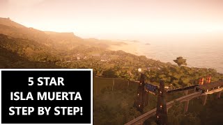 Jurassic World Evolution How To 5 Star Isla Muerta Step by Step WalkthroughTutorial EP 1 [upl. by Hollis]