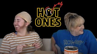 Hot Ones with Brittany Broski amp Her Bestie Taylor [upl. by Ynnatirb]