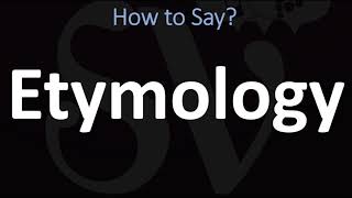 How to Pronounce Etymology CORRECTLY [upl. by Cychosz]