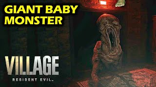 Escaping Giant Baby Monster in House Benevento  Resident Evil 8 Village Walkthrough Beneviento [upl. by Atikaj289]