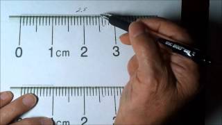 How to Measure length correctly using a Centimeter Ruler [upl. by Abdel]