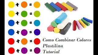 Como combinar colores con plastilina [upl. by Sharl]