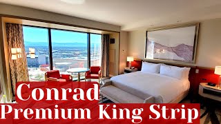 Conrad Las Vegas at Resorts World  Premium King Room Strip View [upl. by Isis]