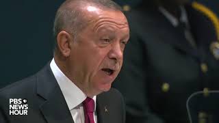 WATCH Turkey President Recep Tayyip Erdoğans full speech to the UN General Assembly [upl. by Benjamin678]