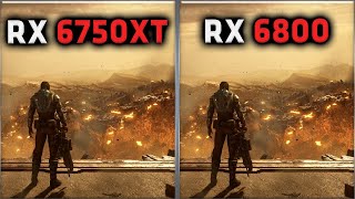 6750 XT vs 6800 Benchmark – 59 Tests [upl. by Ttayh753]