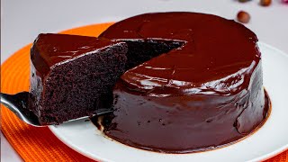 En 5 minutes Le meilleur gâteau au chocolat  sans cuisson sans œufs ni beurre Cookrate  France [upl. by Adlecirg426]