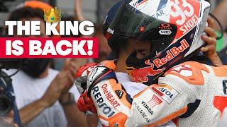 Marc Marquez Wins Again After 581 Days  MotoGP Germany [upl. by Nibla415]