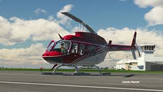 XP Cowansim Bell 206L3 Longranger Startup [upl. by Idnek]