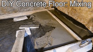 DIY Concrete Floor Pouring Slab 33 [upl. by Nakasuji]