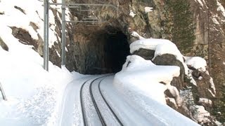 Zermatt to Gornergrat Railway  Drivers View Part 1 [upl. by Noivad]