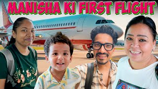 Flight Mein Baithkar Manisha Emotional Hogayi 🥹  Bharti Singh  Haarsh Limbachiyaa  Golla [upl. by Ades]