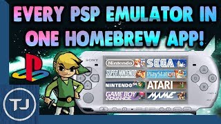 Every PSP Emulator In One Homebrew App [upl. by Iron]