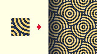 Create Seamless Background Patterns with Adobe Illustrator CC [upl. by Arbas643]