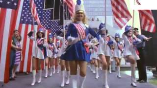 Majorettes March Stars and Stripes 1970s Americana 35mm [upl. by Haeel306]