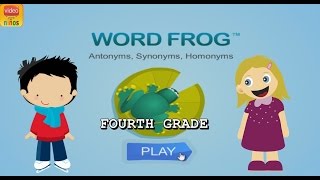 Antonyms Synonyms amp Homonyms  Game Kids Fourth Grade [upl. by Rodriguez]