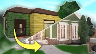 i renovated the starter house in bloxburg [upl. by Heddy]