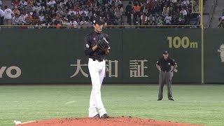 JPNMLB Fujinami strikes out five for Samurai Japan [upl. by Selinski]