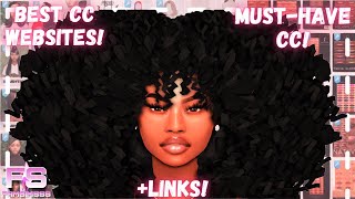 The BEST CC Websites  MUSTHAVE CC amp LINKS  How To Make Better Sims  Sims 4 CAS [upl. by Shaun349]