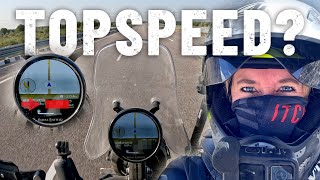 TOPSPEED of the New Royal Enfield Himalayan 452 [upl. by Healey]