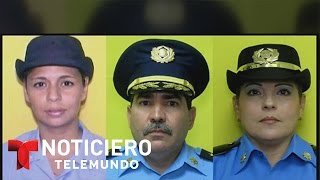 Policía asesina a tiros a tres colegas en Puerto Rico  Noticiero  Noticias Telemundo [upl. by Anavas]