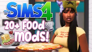 20 Food Mods You NEED For The Sims 4 LINKS INCLUDED [upl. by Ojyma930]