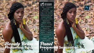 Retouching Academy  Beauty Retouch Panel  Photoshop Frequency Separation Tutorial [upl. by Atsyrt]