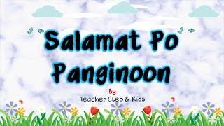 Salamat Po Panginoon  Kinder Song [upl. by Gemina]