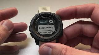 Garmin Instinct  Backlight Settings [upl. by Mazonson719]